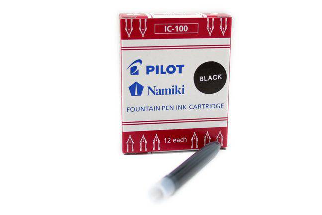 Pilot - Fountain Pen Cartridge - Black - Papier Plume