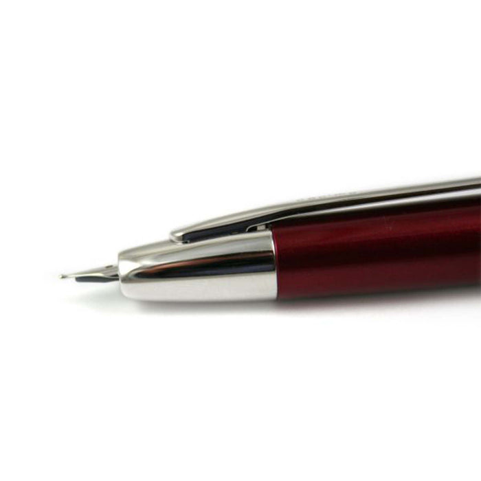 Pilot - Vanishing Point - Decimo - Fountain Pen - Burgundy - Papier Plume