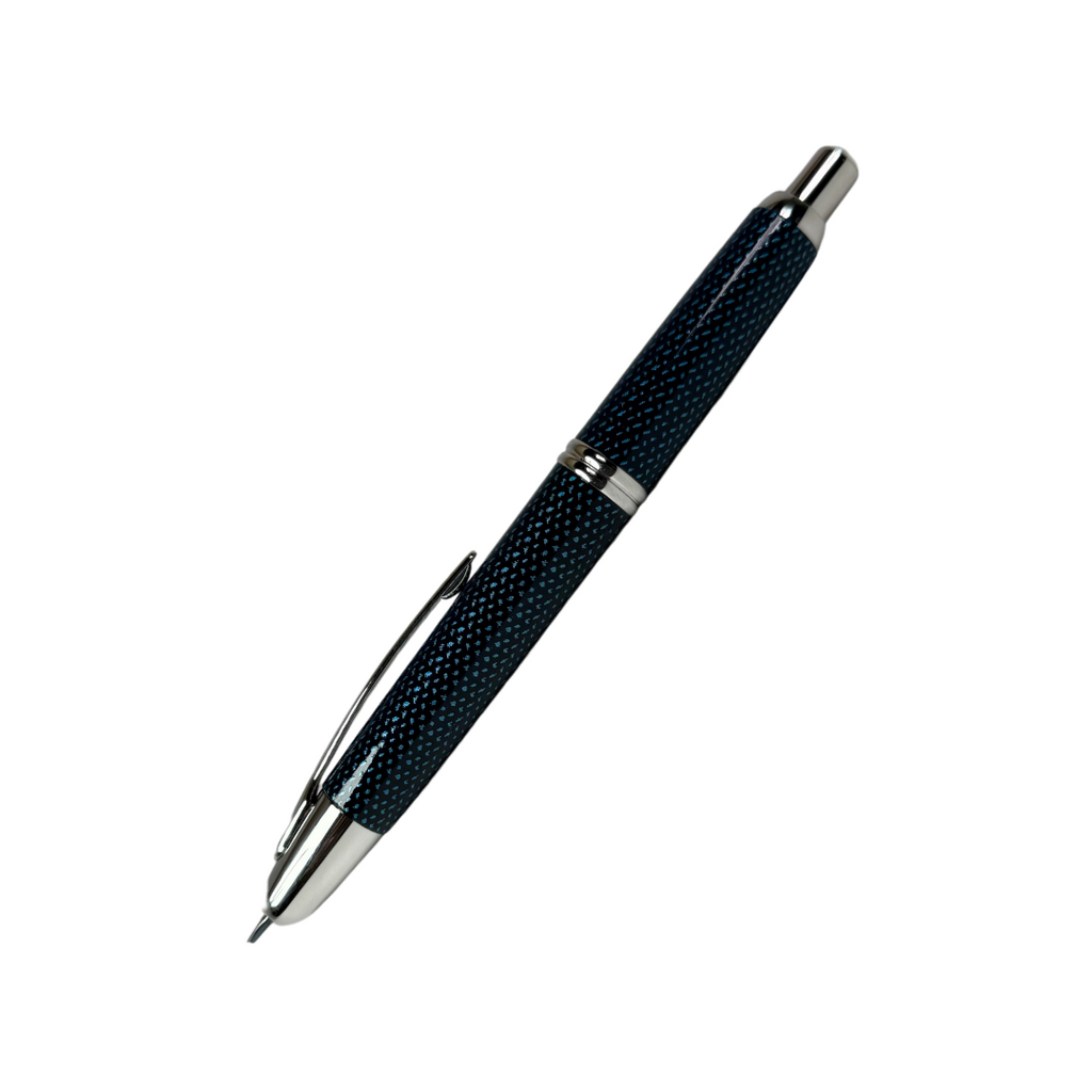 Pilot Vanishing Point Fountain Pen Blue Carbonesque– Papier
