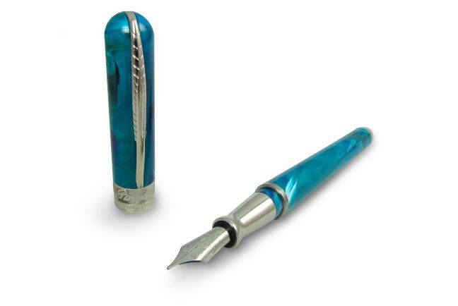 Pineider - Avatar UR Fountain Pen - Abalone Green