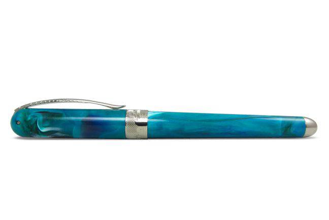 Pineider - Avatar UR Fountain Pen - Abalone Green - Papier Plume