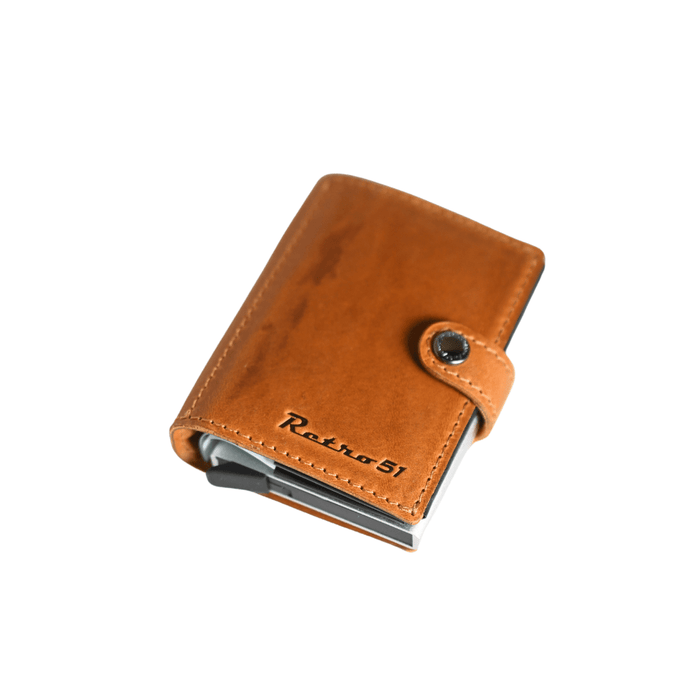 Retro 51 - Modern Traveler Leather Wallet w/ Ballpoint Pen - Papier Plume