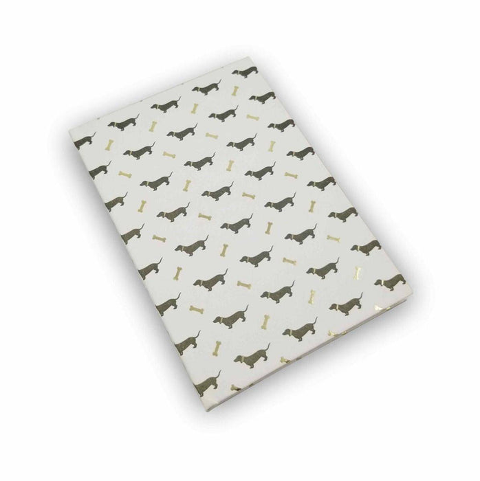 Rossi - Hard Cover Notebook Gold Dogs Gilt Edges - Papier Plume