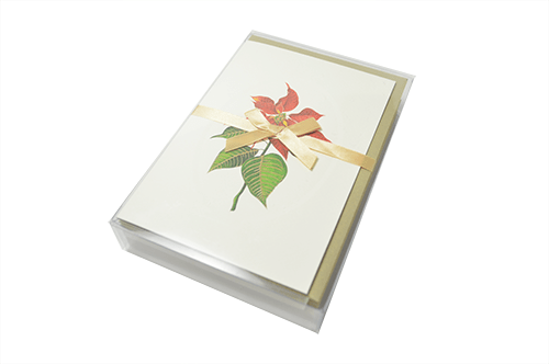 Rossi - Poinsetta Notecards - Papier Plume