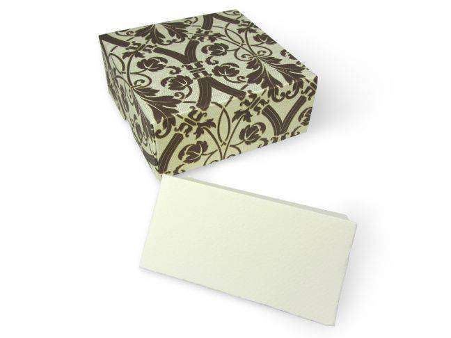 Rossi AD 1404 Charta Italica 4” x 4” Place Cards - Papier Plume