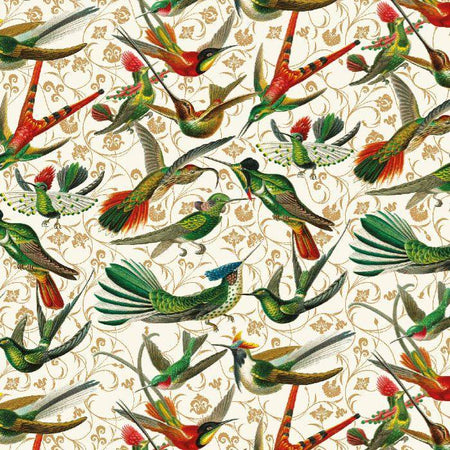 Rossi - Wrapping Paper - Hummingbirds - Papier Plume