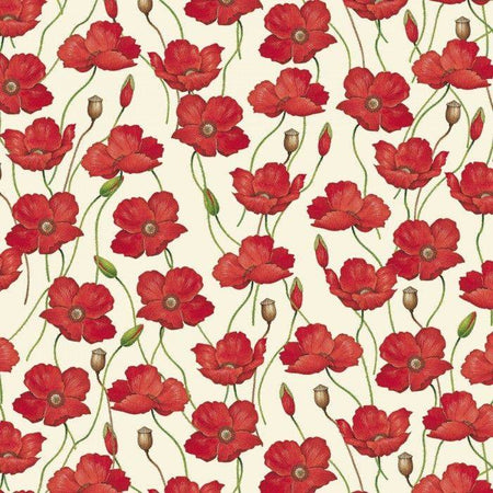 Rossi - Wrapping Paper - Poppies - Papier Plume