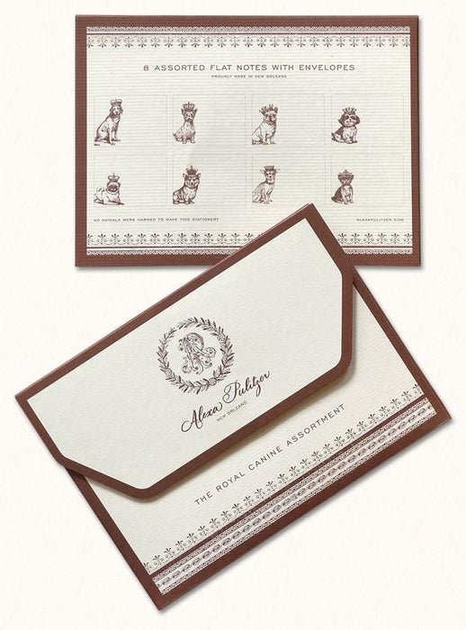 Alexa Pulitzer - 8 Assorted Dog Notes and Envelopes