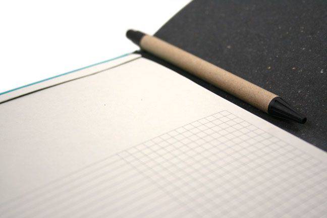 San Lorenzo - Regenerated Leather - Large Notebook - Papier Plume