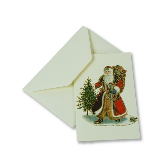 Christmas Cards - Santa Claus (Red)