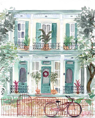 Lyla Clayre Studio - New Orleans Architecture - Stationery Set