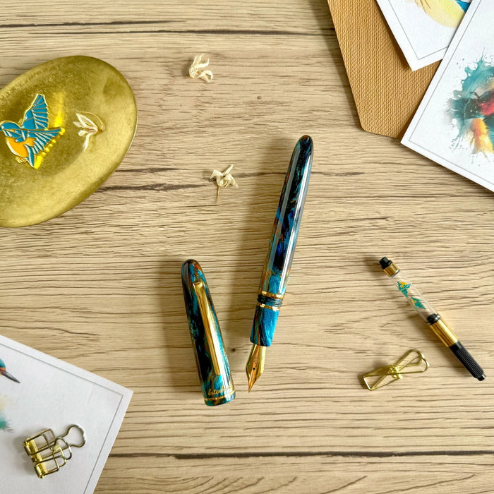 Esterbrook x BUNGUBOX Kingfisher Limited Edition - Estie - Fountain Pen - Papier Plume