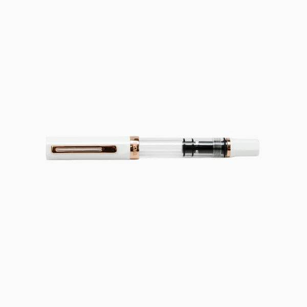 Twsbi - Diamond 580 White Rose Gold II - Fountain Pen - Papier Plume