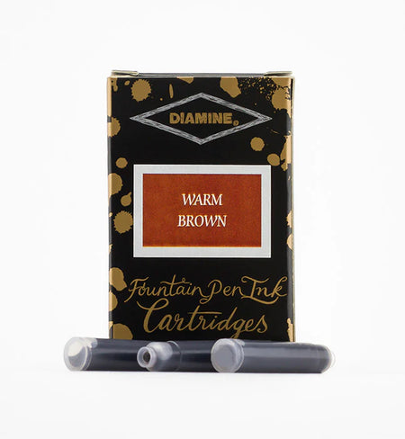 Diamine - Ink Cartridges - International Size - Warm Brown - Papier Plume